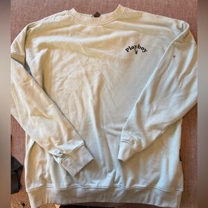 Playboy Women’s Light Blue Sweater.